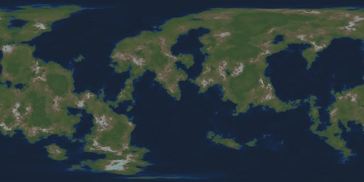 Textura simil planeta tierra
